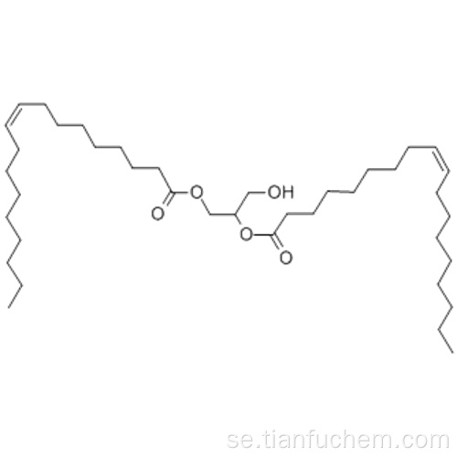 9-oktadecenoesyra (9Z) -, 1,1 &#39;- [1- (hydroximetyl) -1,2-etandiyl] ester CAS 2442-61-7
